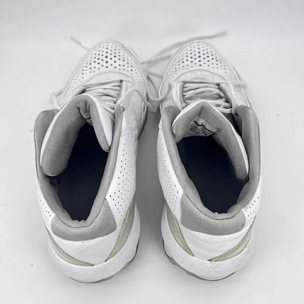 Nike Air Jordan 2010 Dwayne Wade Men Size 11 Shoes White Grey 415093-103